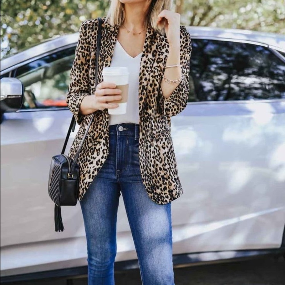 Leopard Print Blazer For Spring!